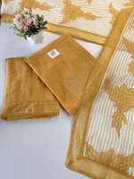 Mal Chanderi unstitched salwar set / NC161
