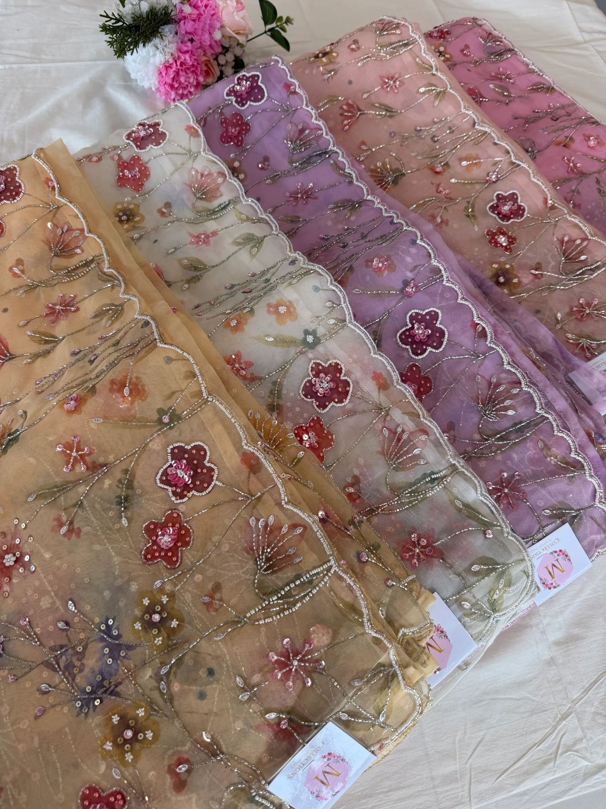 Organza Saree/ AM111