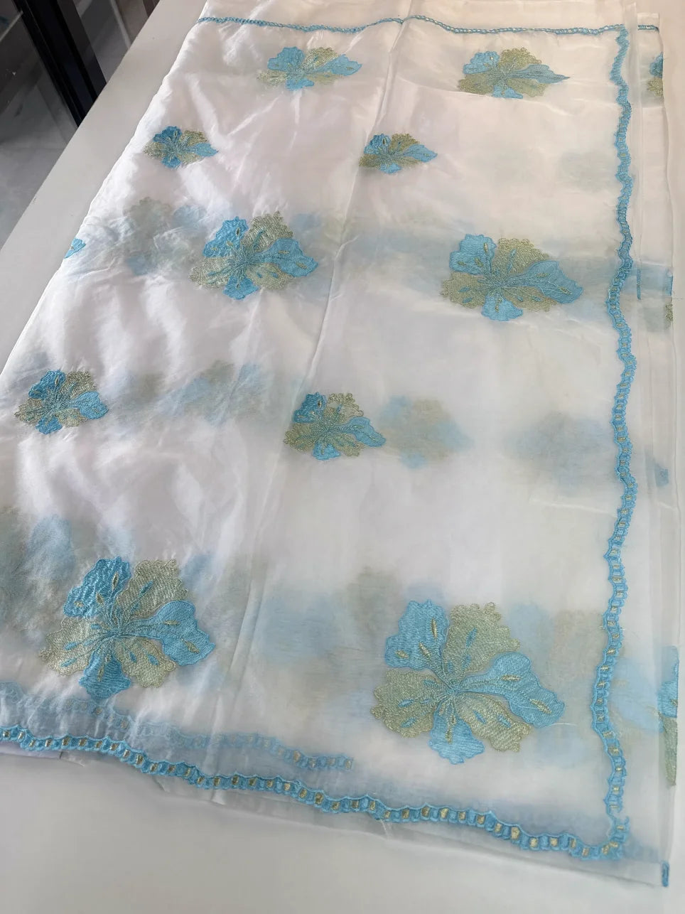 Soft organza saree/ CW865