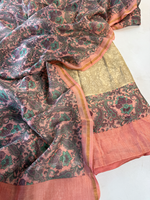 Chanderi silk unstitched salwar set /CH76