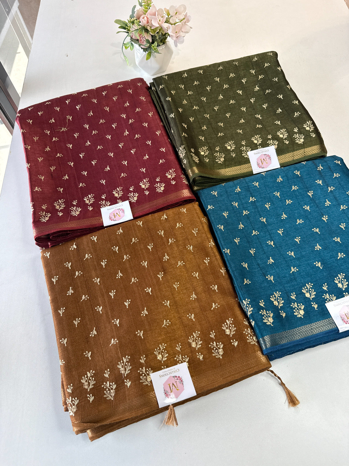 Soft semi Tussar saree/ D470