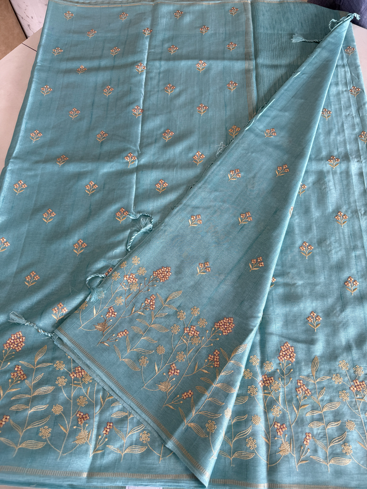 Soft Semi Tussar Saree / FGD481