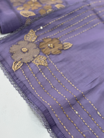 Soft Chanderi unstitched salwar set / NC162