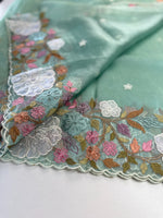 Korean Organza Saree/ MSA122