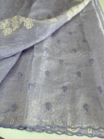 Crushed Organza saree/ BC602