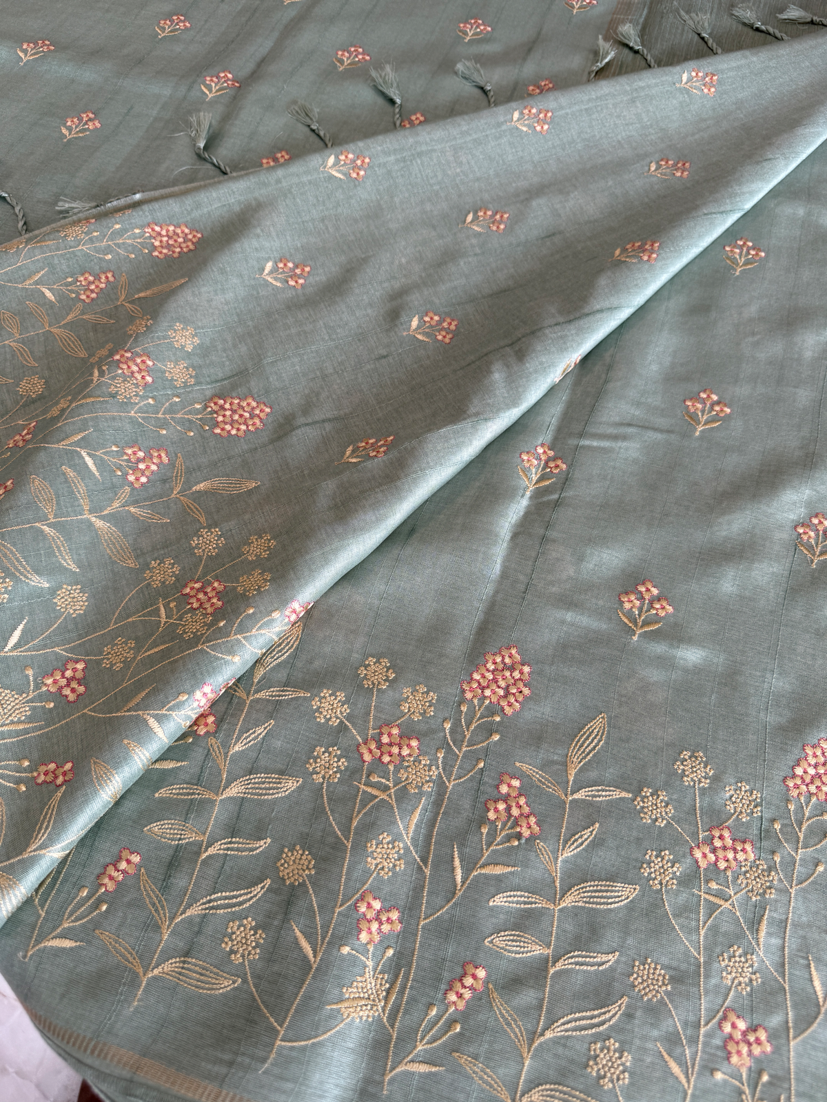 Soft Semi Tussar Saree / FGD481