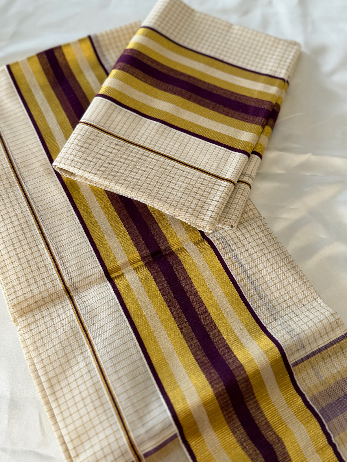 Micro check set Mundu / D207
