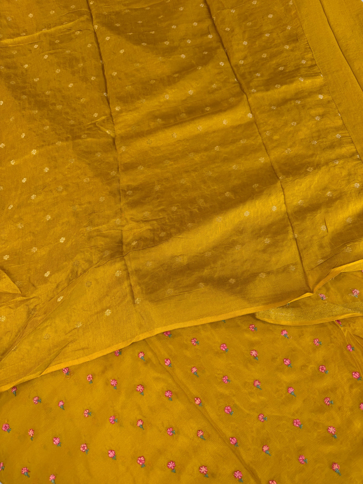Platinum Georgette Saree/ 8523