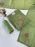 Soft Chanderi unstitched salwar set / NC162