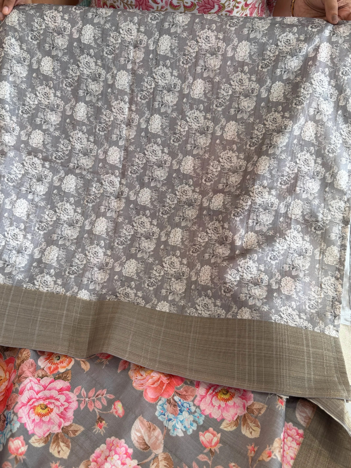 Soft semi Tussar Saree/ RE714