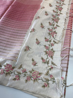Soft semi Tussar Saree/ D490