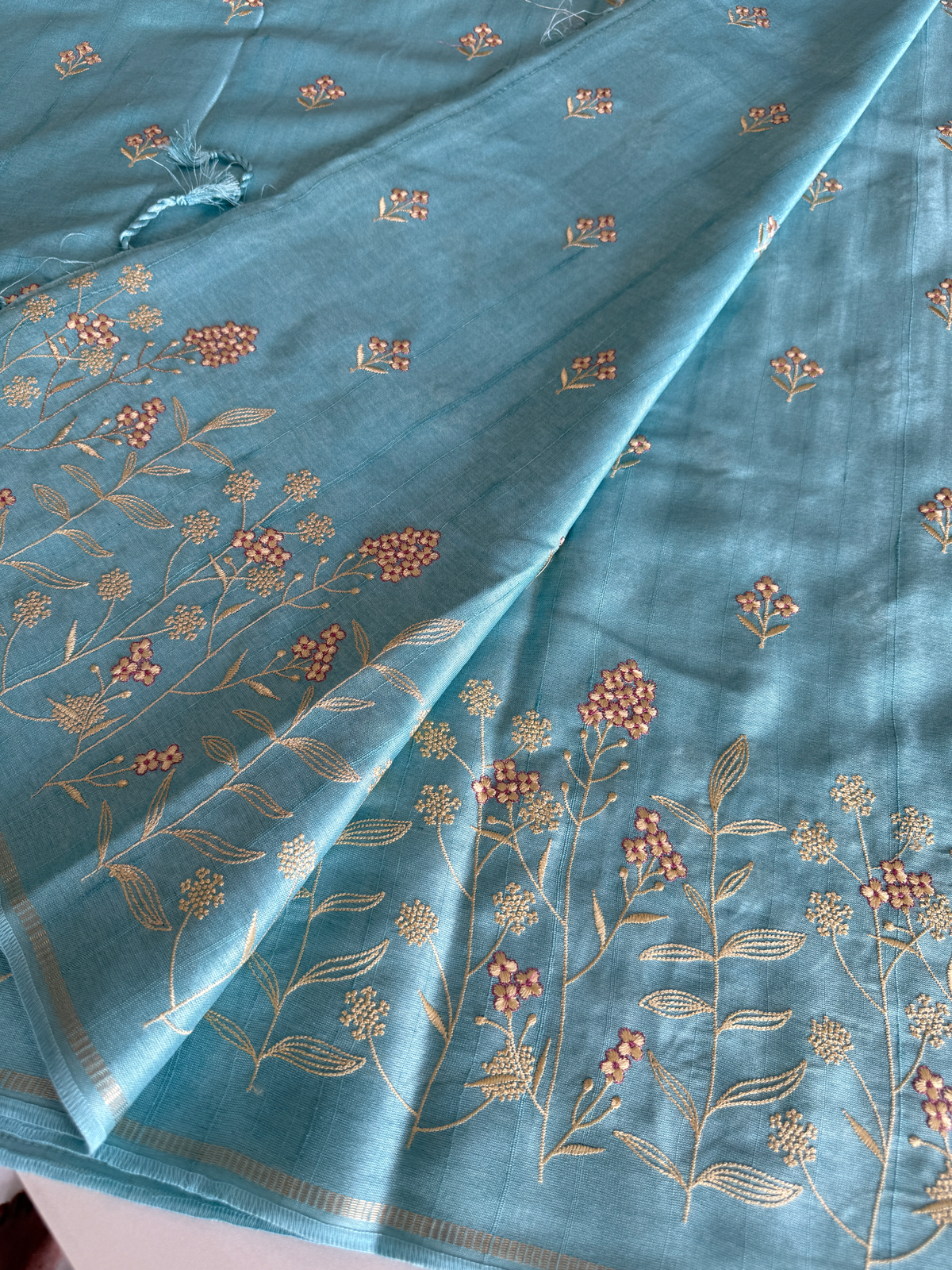 Soft Semi Tussar Saree / FGD481