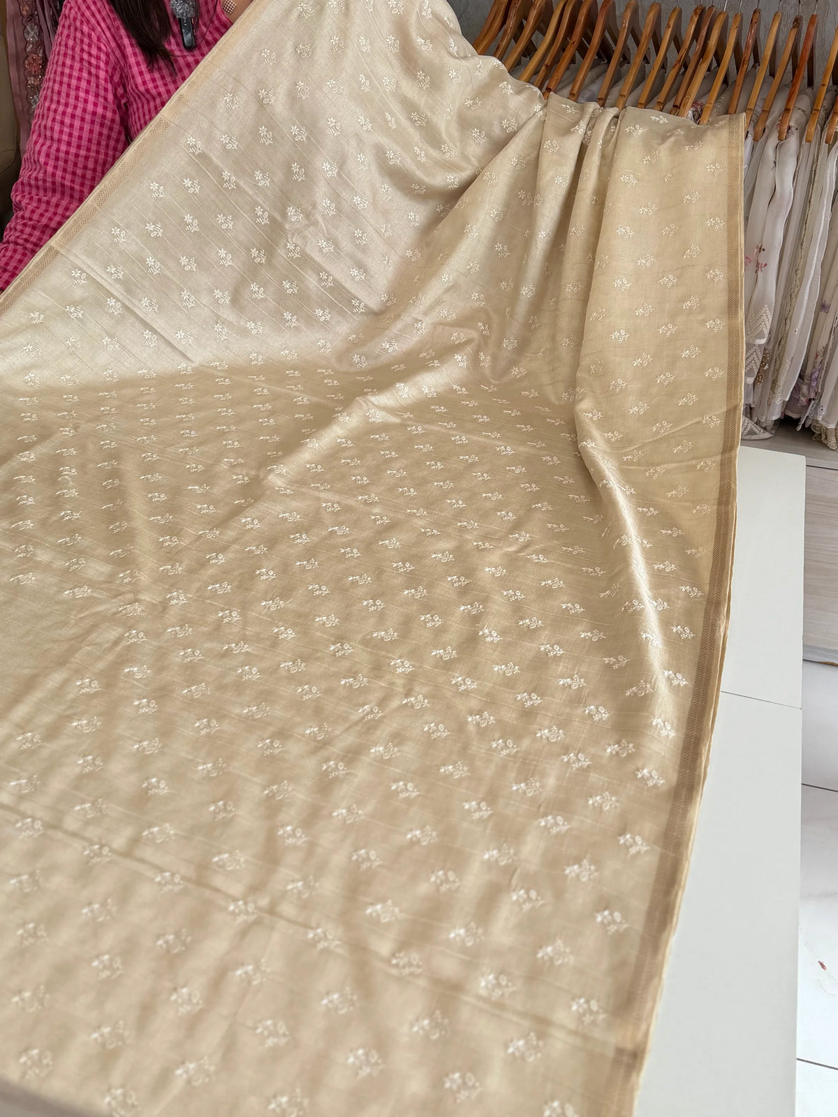Soft semi Tussar saree/ D518