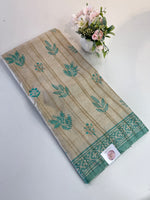 Soft seminTussar Saree/ D523