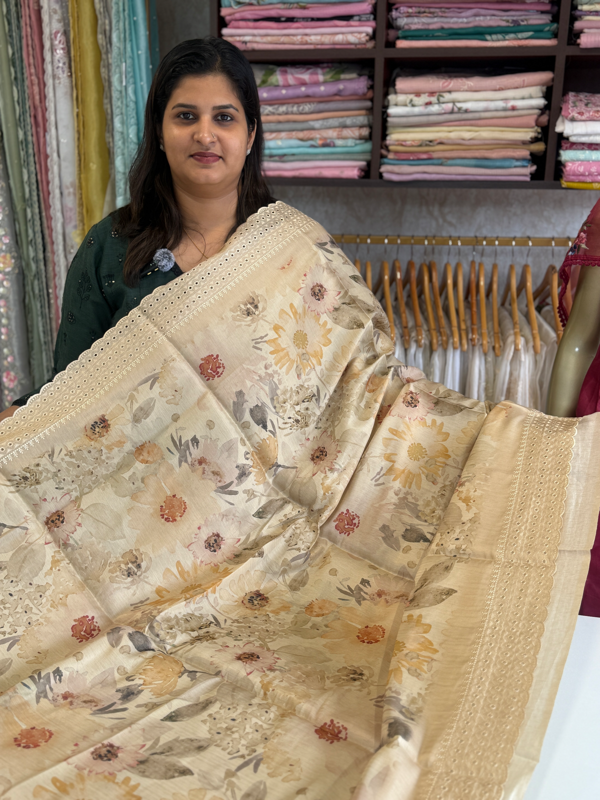 Soft semi silk saree / 7599