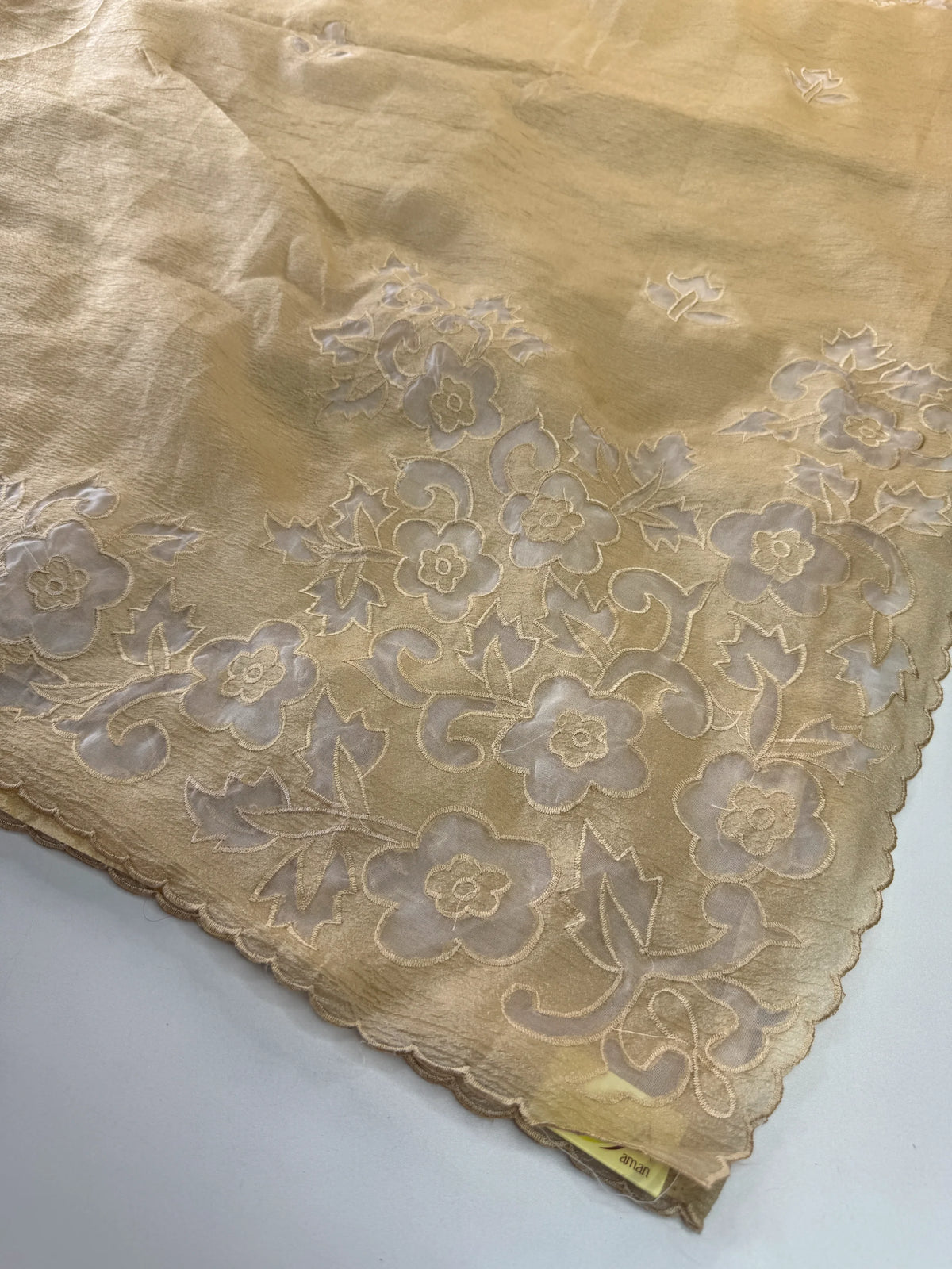 Crushed crape Saree/ AM107