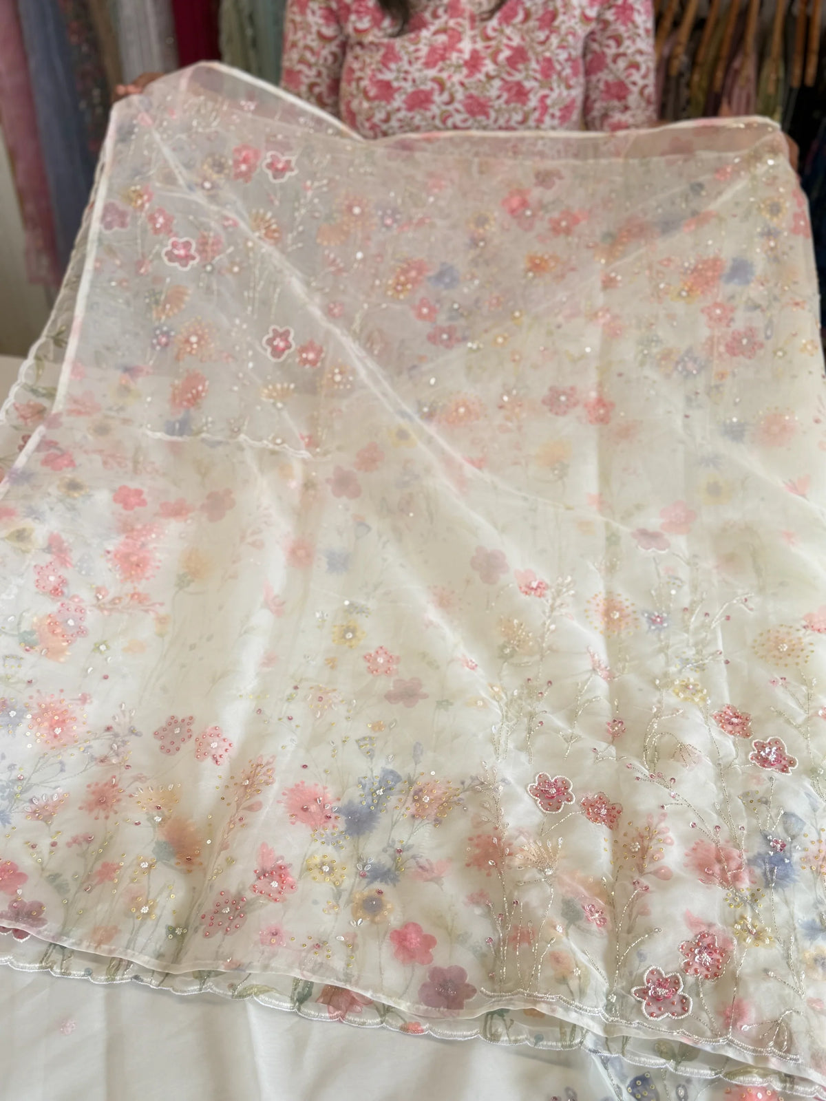 Organza Saree/ AM111