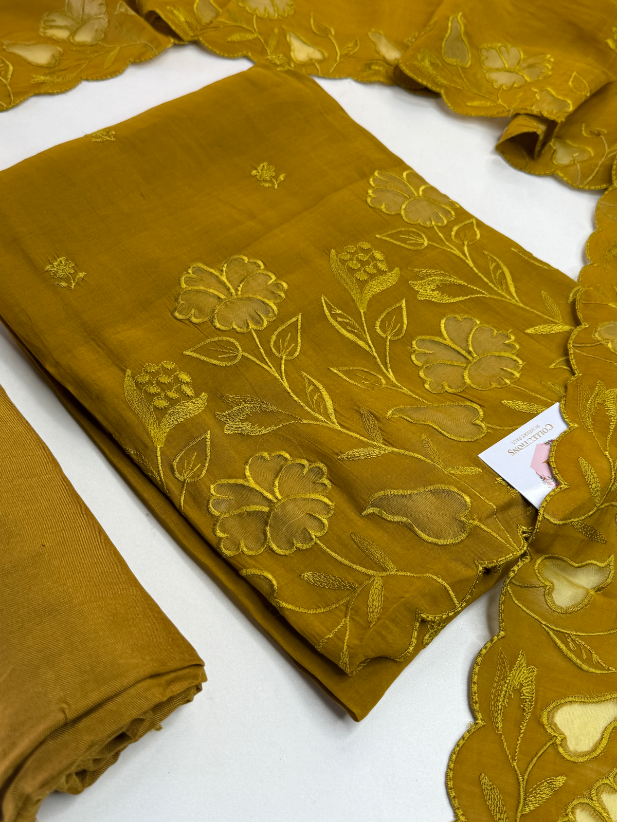 Soft Chanderi unstitched salwar set / 169B