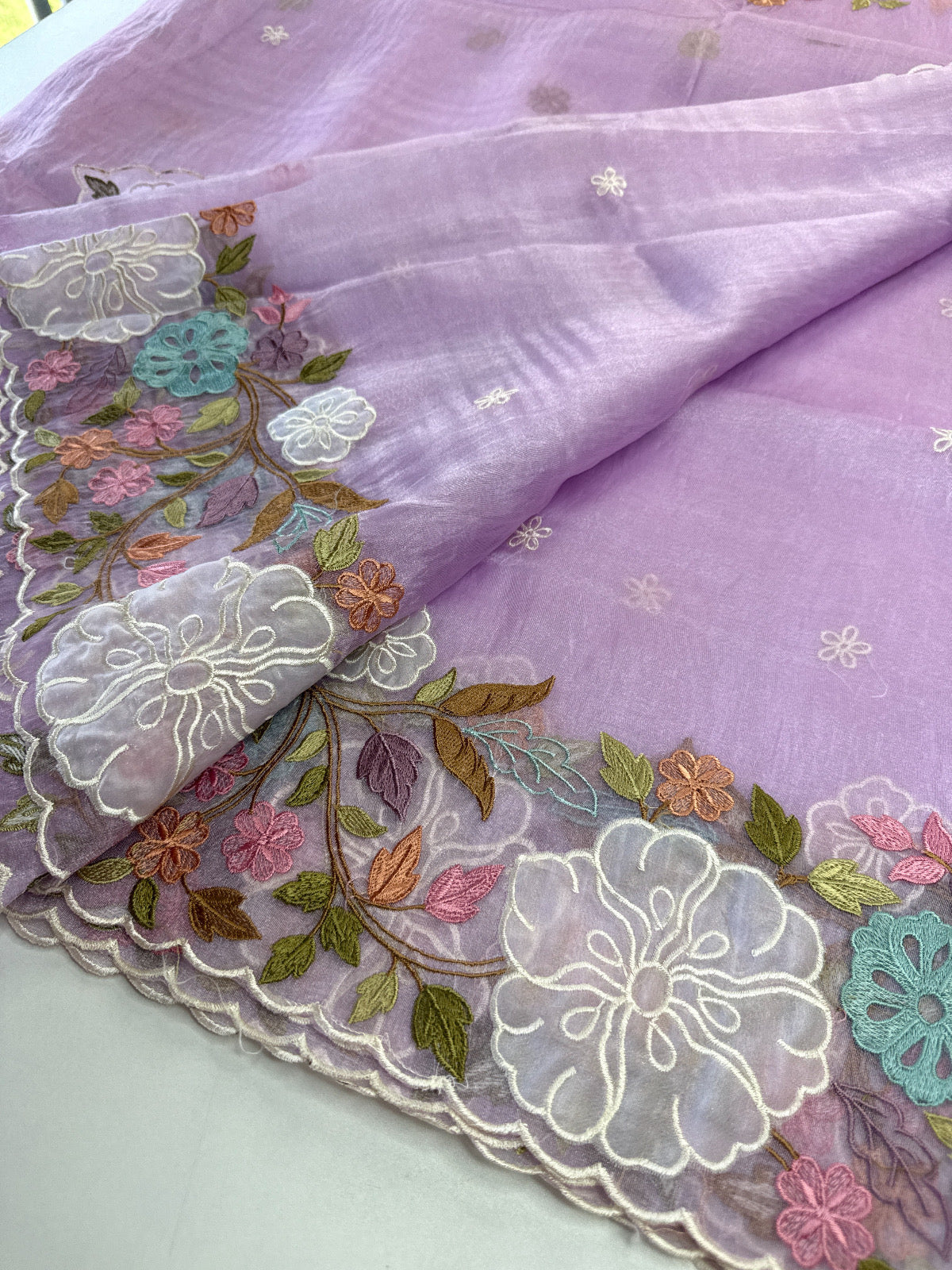 Korean Organza Saree/ MSA122
