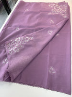 Crushed crape Saree/ AM107