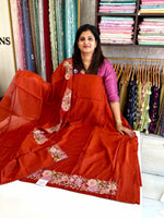 Soft Chanderi unstitched salwar set/ NC313
