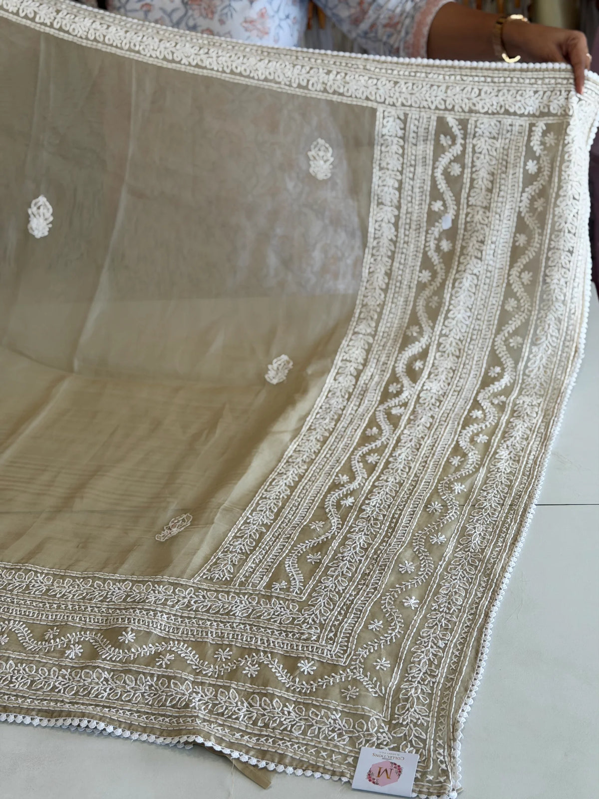 Viscous organza saree/ 3341