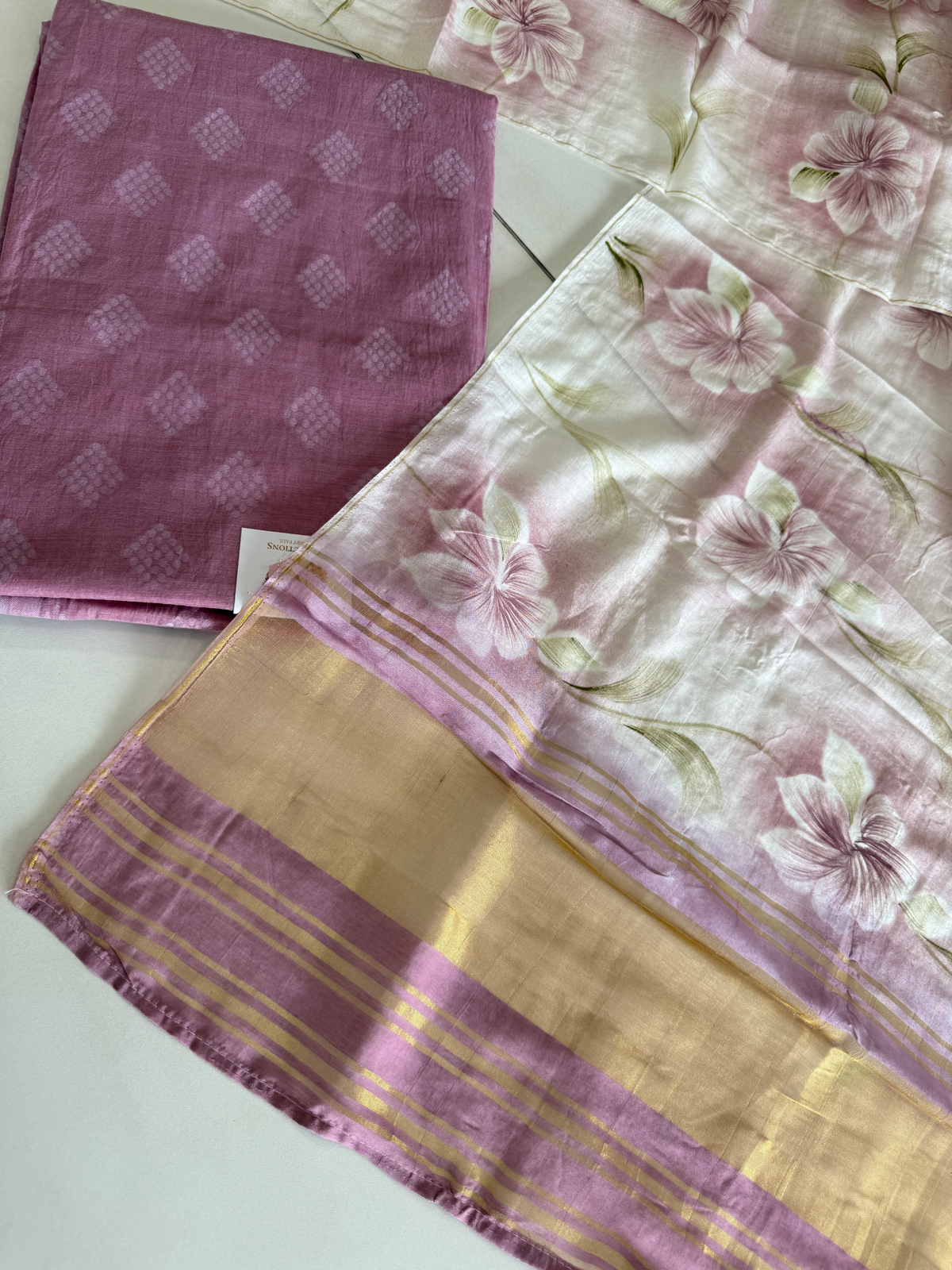 Cotton unstitched salwar set / NC185