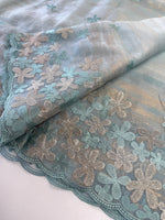 Foil textured crushed Organza/W767