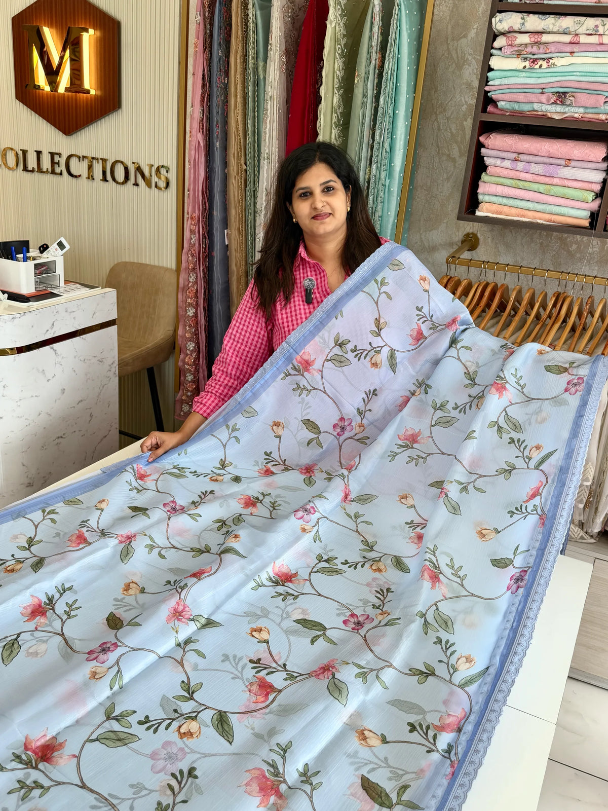 Chiffon saree/ RF44
