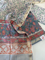 Chanderi unstitched salwar set / SH18