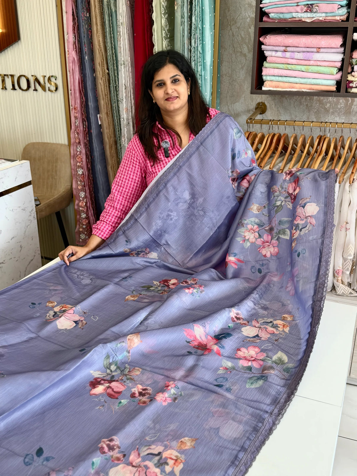 Chiffon saree/ RF44