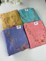 Soft linen cotton unstitched salwar set/ NC223