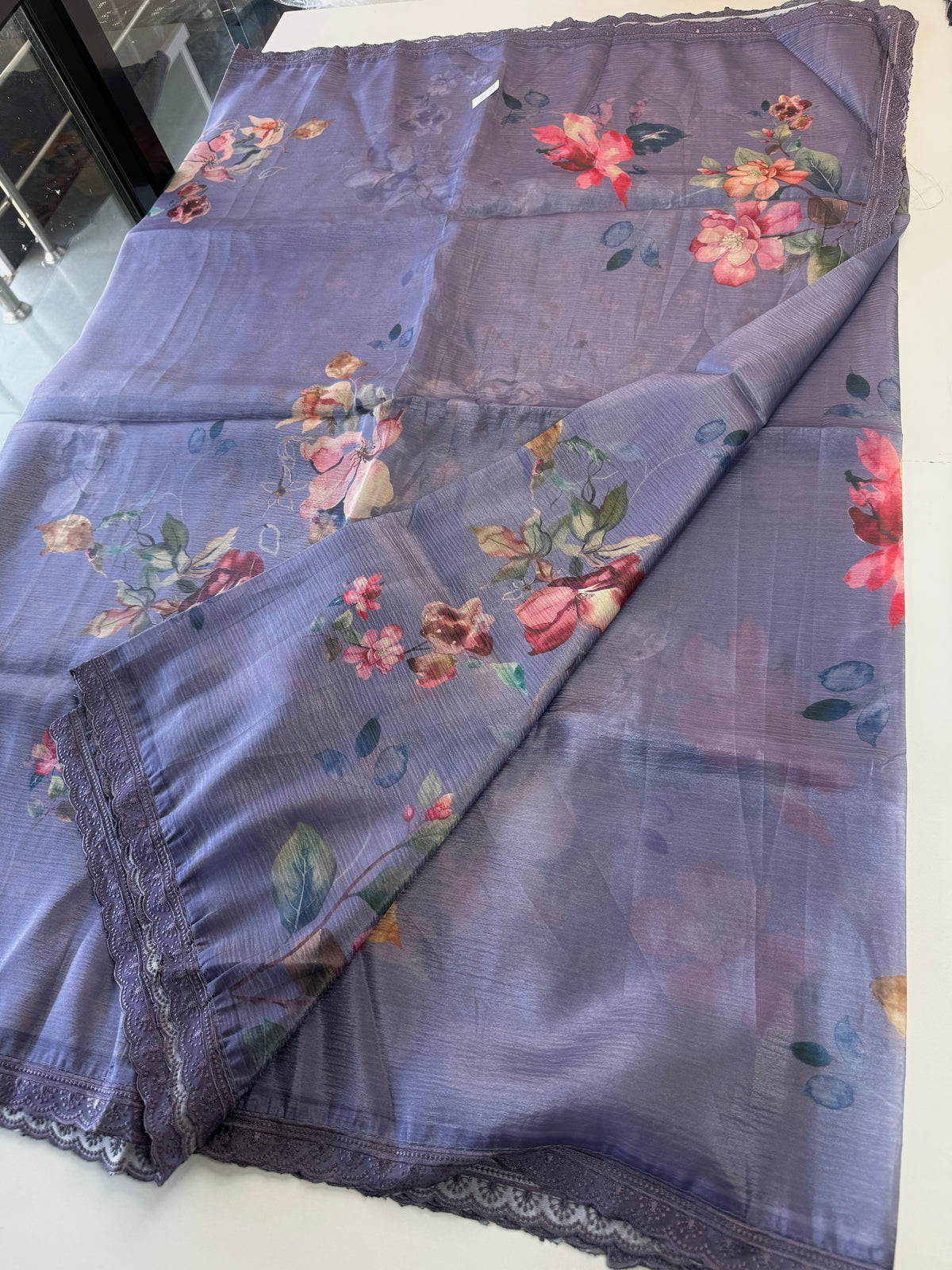 Chiffon saree/ RF44