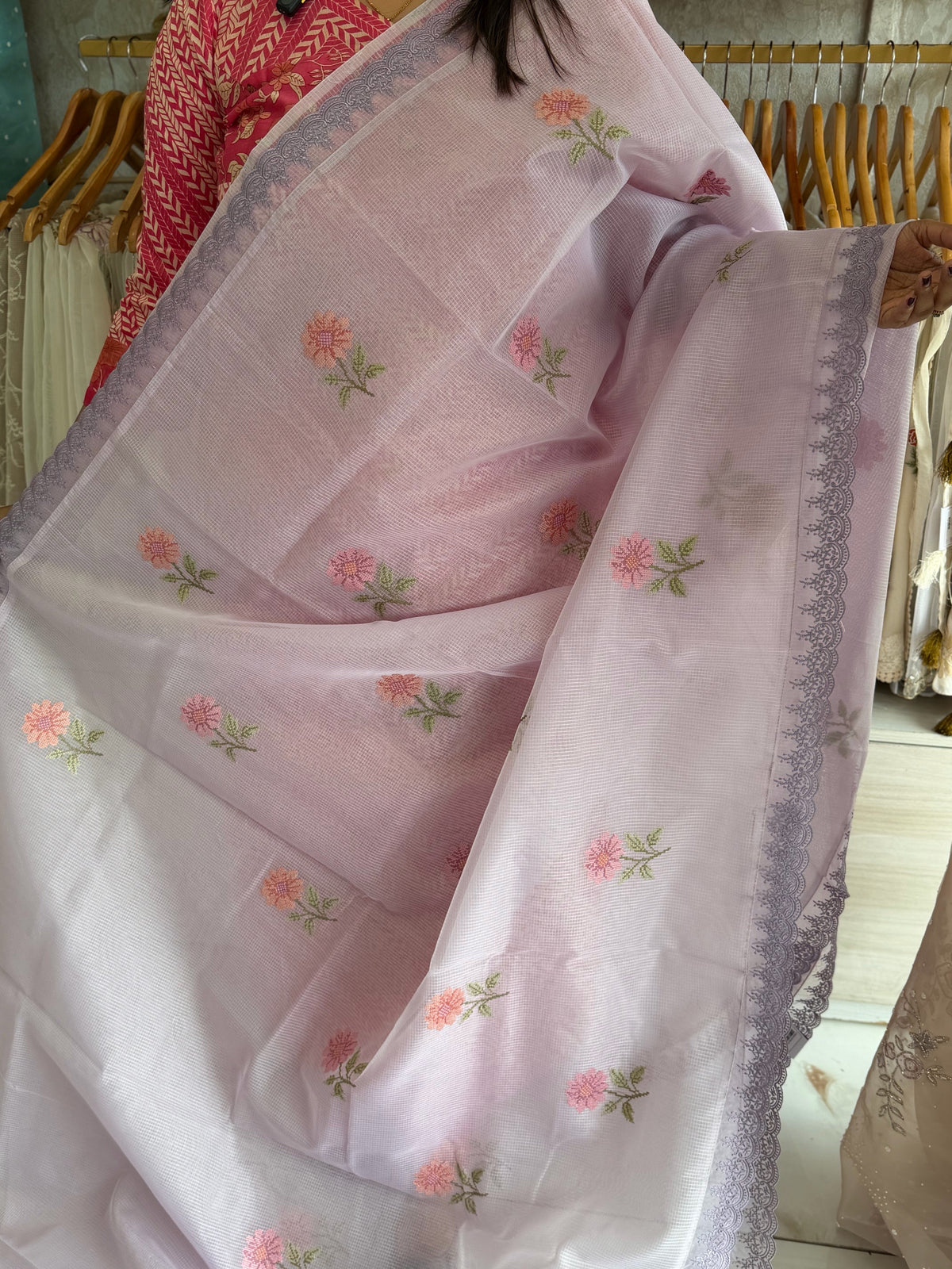 Net Kotta Saree/ 136EFS