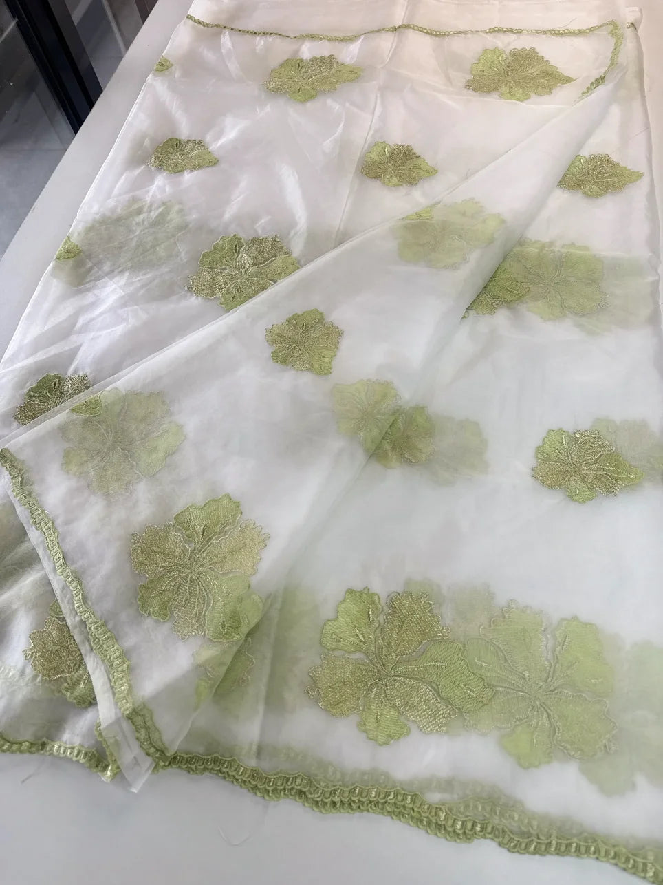 Soft organza saree/ CW865