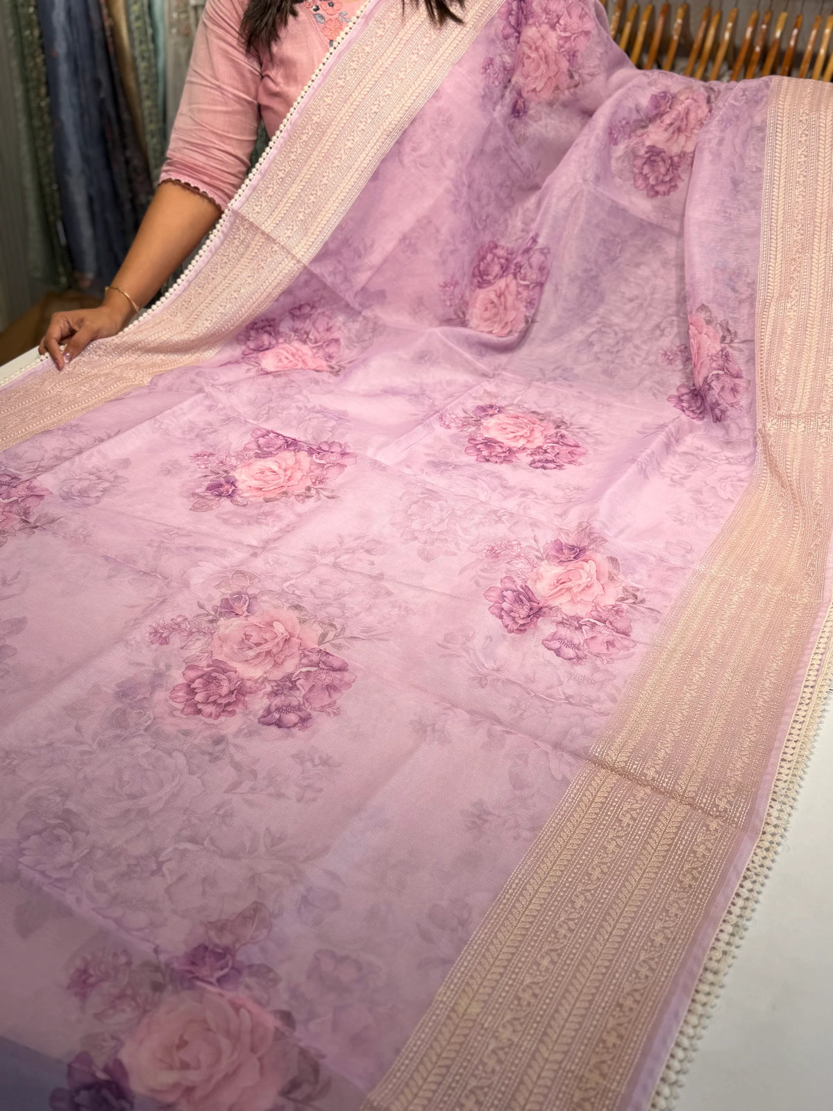 Supernet Kotta saree/ 6121
