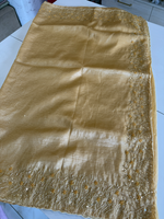 Crushed crape saree/ HW457