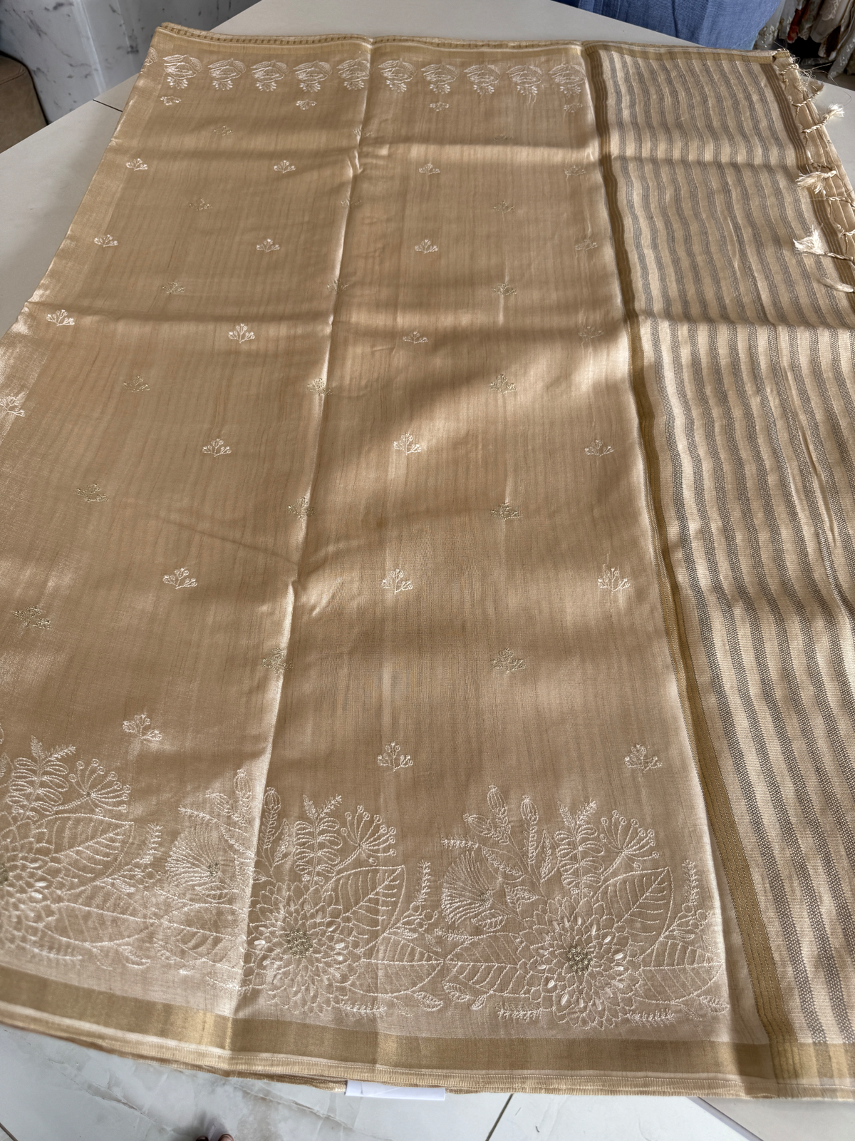 Soft Semi Tussar Saree/ FGD613