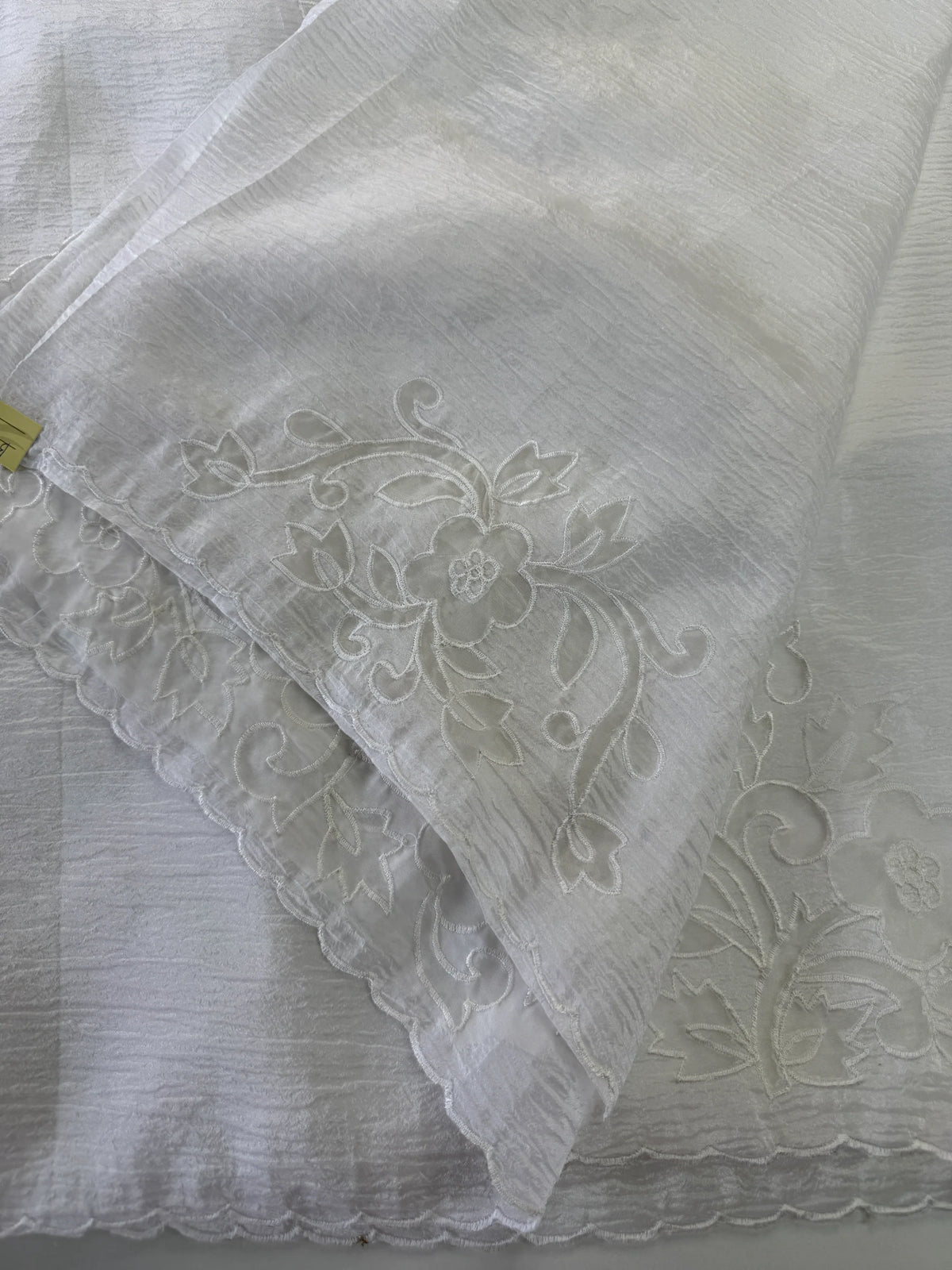 Crushed crape Saree/ AM107