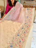 Glass Organza Saree/ 155A