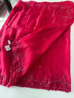 Satin Organza Saree/ AM108
