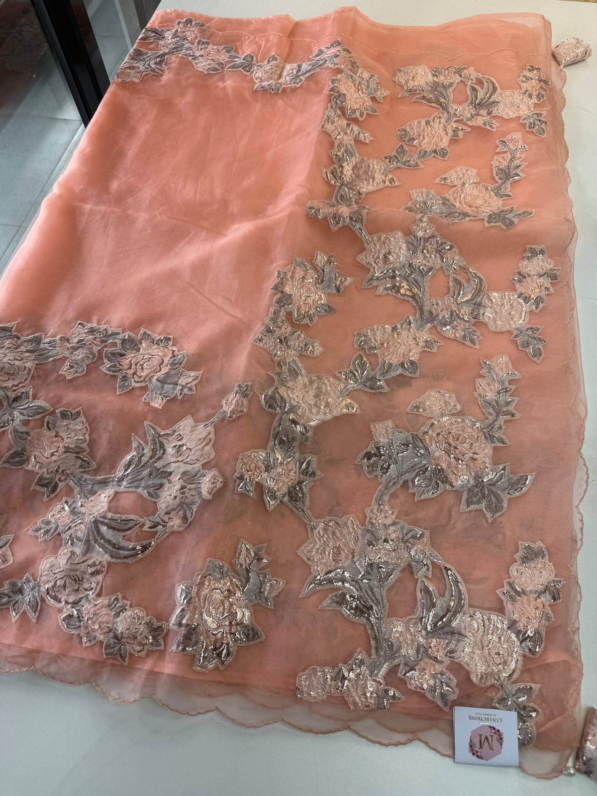 Soft organza premium saree/ AP505