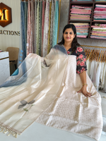 Semi Tussar Unstitched salwar set / Nc178