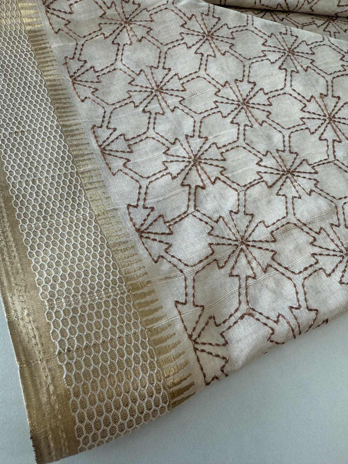 Soft Semi Tussar Saree/ 8016