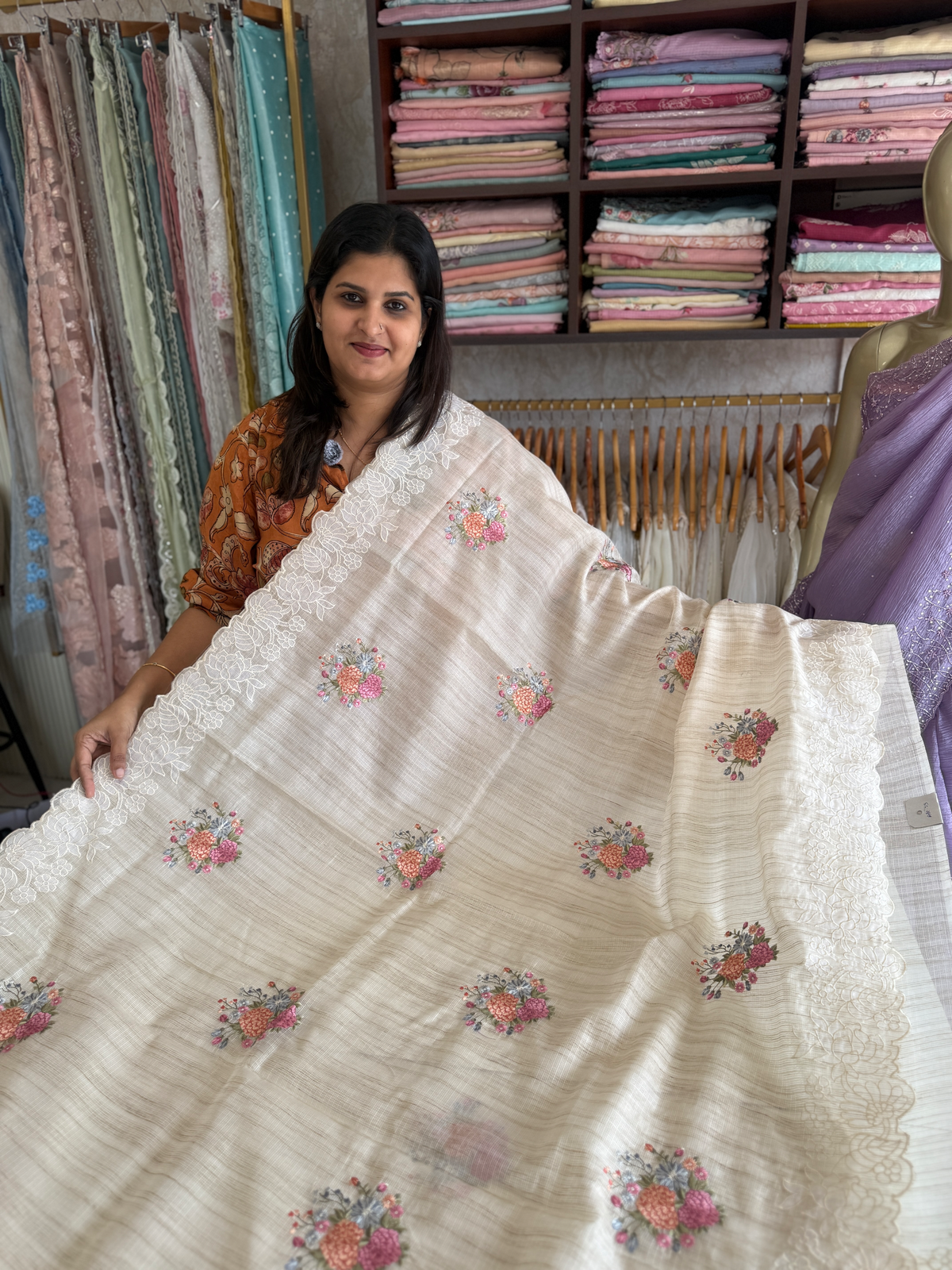 Silky kotta saree / ABC23