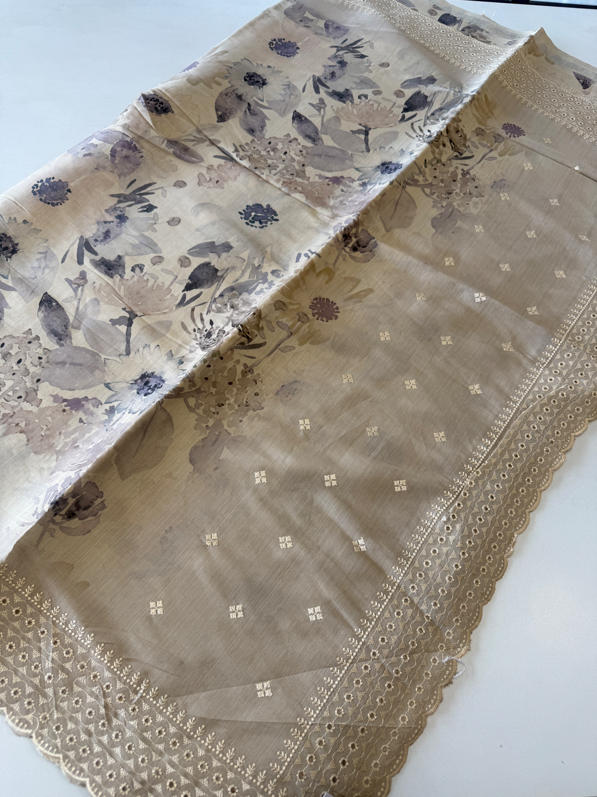 Soft semi silk saree / 7599