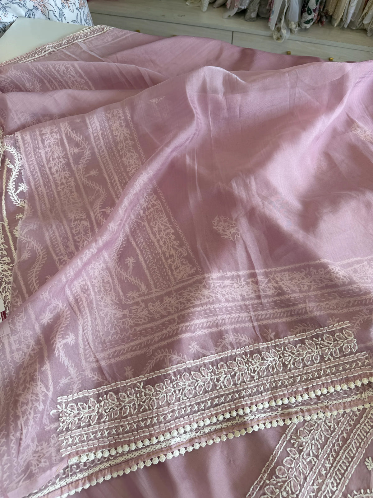 Viscous organza saree/ 3341
