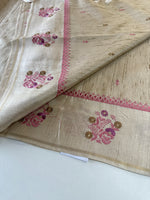 Soft Semi Tussar Saree/ D498