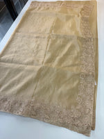 Crushed crape Saree/ CW053