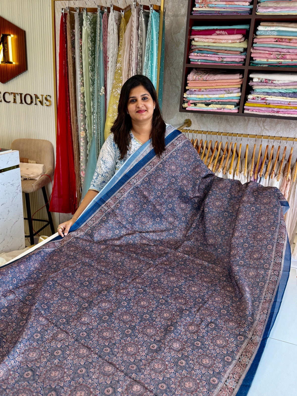Kotta finished saree/ SR635